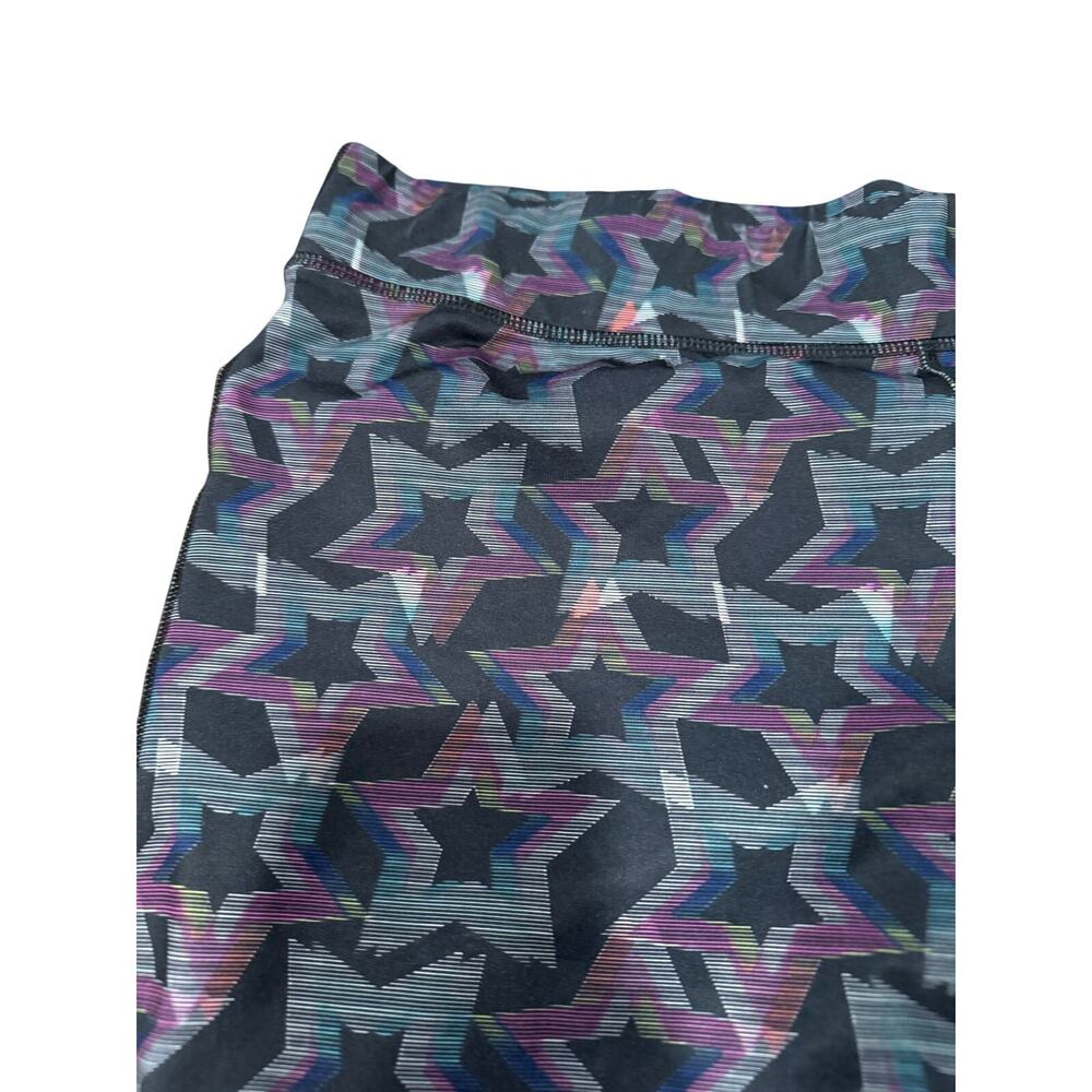 Fila Sport Women Printed Leggings Star Pattern Workout High Rise Athletic Large - Picture 2 of 5